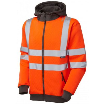 Leo Workwear Goodleigh Hi-Vis Hoodie