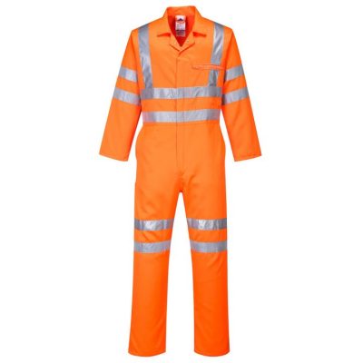 Portwest Hi-Vis Poly Cotton Coverall