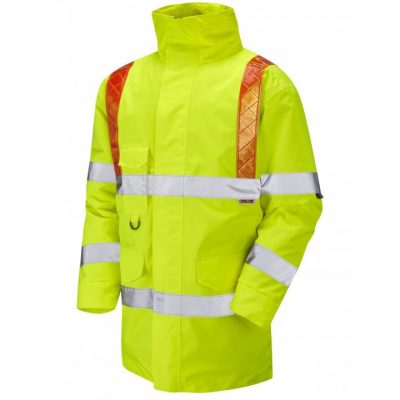 Leo Workwear Putford Orange Brace Anorak