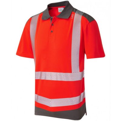 Leo Workwear Peppercombe Dual Colour Coolviz Plus Polo Shirt