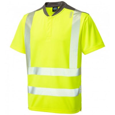 Leo Workwear Putsborough Hi-Vis Performance T-Shirt