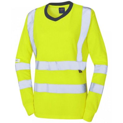 Leo Workwear Pollyfield Coolviz Plus Ladies Sleeved Polo Shirt