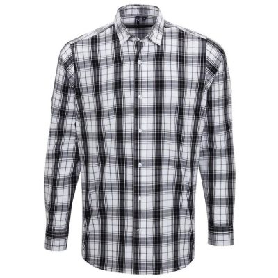 Premier Ginmill Check Men's Cotton Long Sleeve Shirt