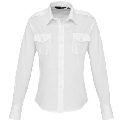 Premier Women's Long Sleeve Pilot Blouse