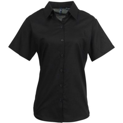 Premier Women's Signature Oxford Short Sleeve Blouse