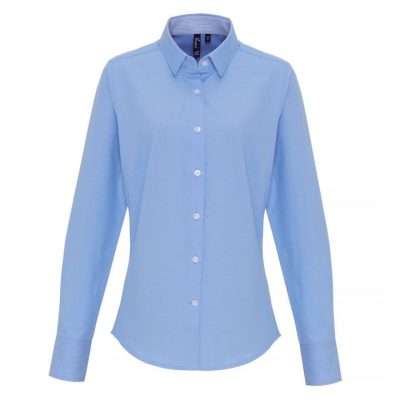 Premier Women's Cotton-Rich Oxford Stripes