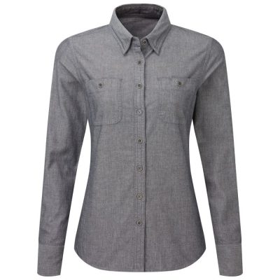 Premier Women's Chambray Shirt, Organic and Fairtrade Certified