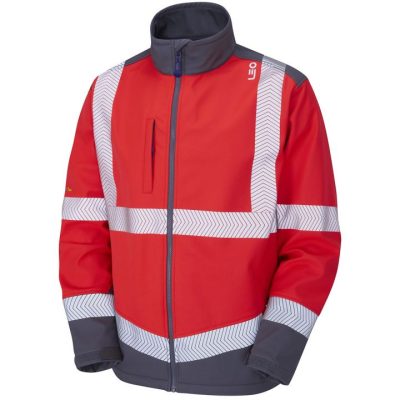 Leo Workwear Bowden Class 2 Softshell Jacket