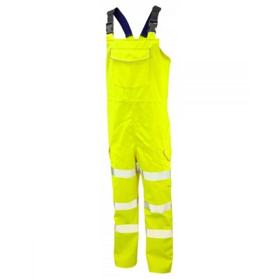 LeoWorkwear Northam Class 2 EcoViz Breathable Bib & Brace