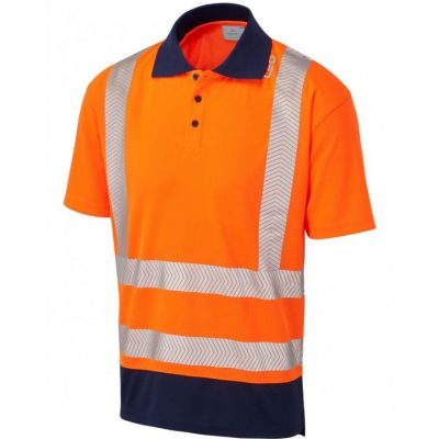 Leo Workwear Mortehoe Dual Colour Coolviz Plus Polo Shirt