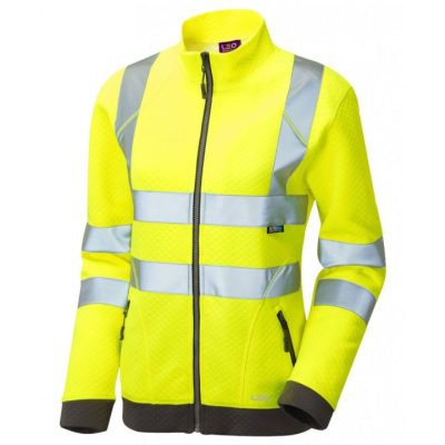 Leo Workwear Hollicombe Ladies Zipped Sweatshirt