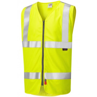 Leo Workwear Jacobstowe Lfs Anti-Static Waistcoat Zip