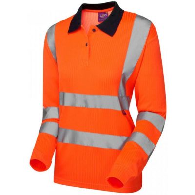 Leo Workwear Beaford Women's Sleeved Polo Shirt