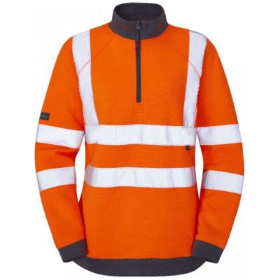 Leo Workwear Elberry Ladies 1/4 Zip Sweatshirt