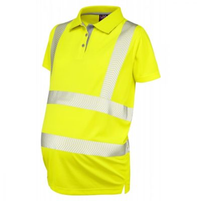 Leo Workwear Coolviz Ultra Ladies Maternity Hi-Vis Polo Shirt