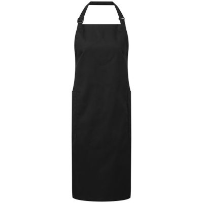 Premier Recycled Polyester and Cotton Bib Apron, Organic and Fairtrade certified