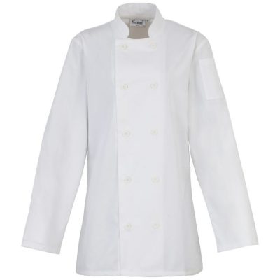 Premier Women's Long Sleeve Chefs Jacket