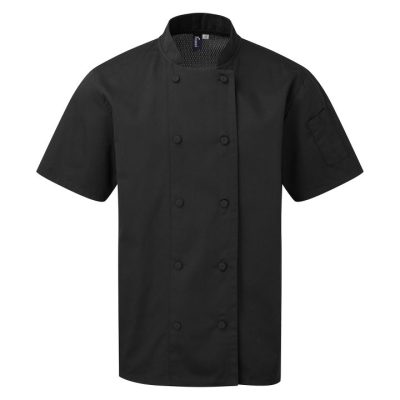 Premier Chefs Coolchecker Short Sleeve Jacket